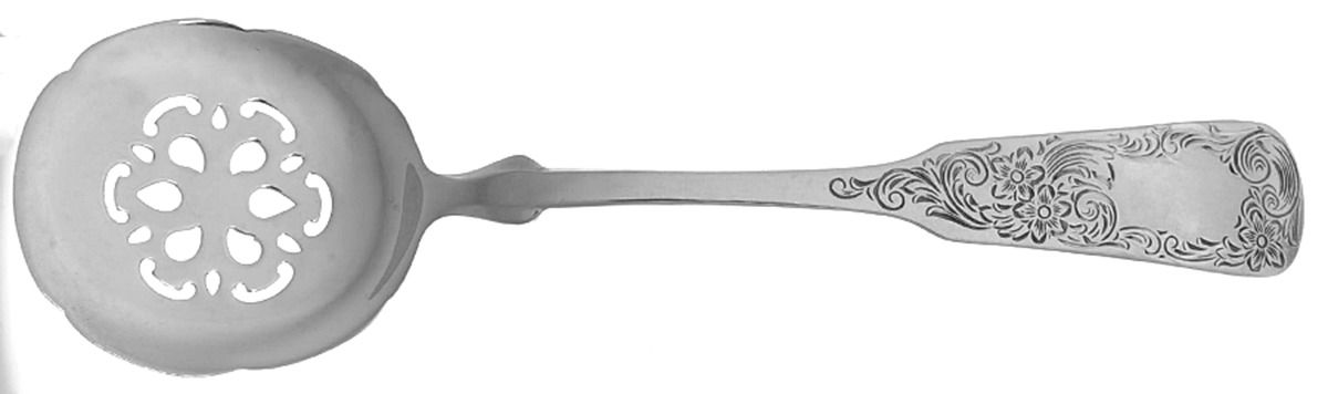 1690-Engraved (Sterling, 1980) Solid Bon Bon Spoon by Towle Silver-1