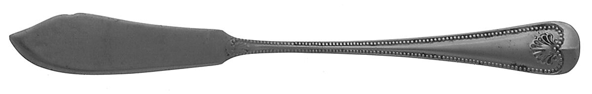 Abbey Shell (Stainless) Flat Handle Master Butter Knife by Towle Silver-1