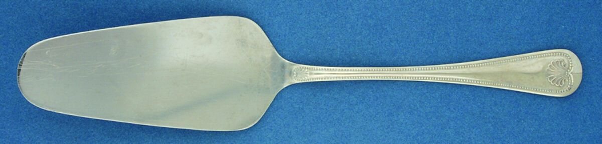 Abbey Shell (Stainless) Solid Pie Server by Towle Silver-1