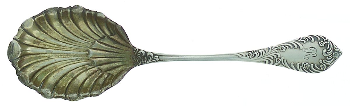 Albany (Sterling, 1890) Sugar Shell Spoon by Towle Silver-1