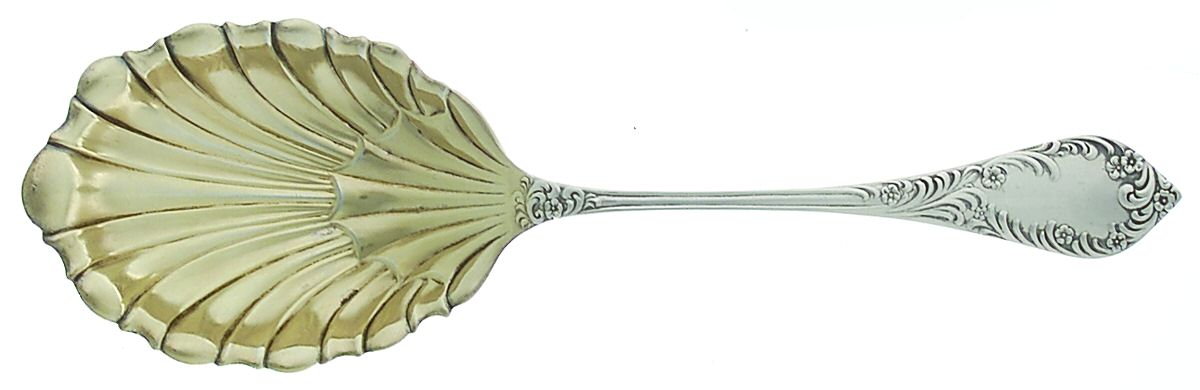 Albany (Sterling, 1890) Preserve Spoon by Towle Silver-1