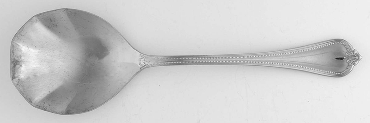 Alencon (Stainless) Solid Serving Spoon by Towle Silver-1