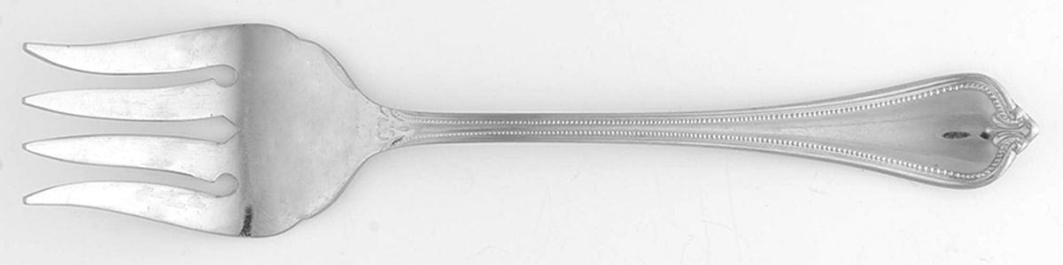 Alencon (Stainless) Solid Serving Fork by Towle Silver-1