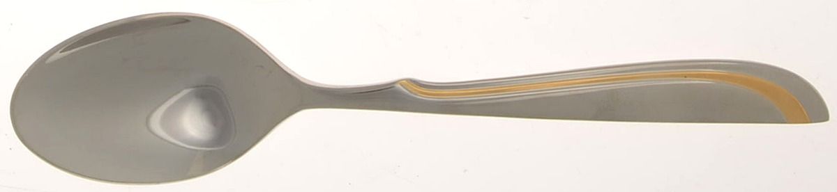 Alta (Stainless-Gold Accent) Teaspoon by Towle Silver-1