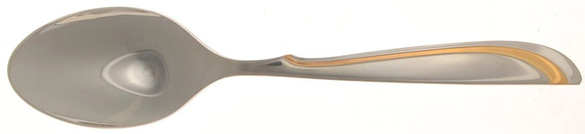 Alta (Stainless-Gold Accent) Place/Oval Soup Spoon by Towle Silver-1