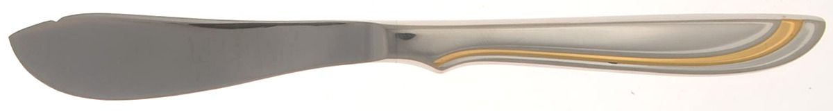 Alta (Stainless-Gold Accent) Hollow Handle Master Butter Knife by Towle Silver-1