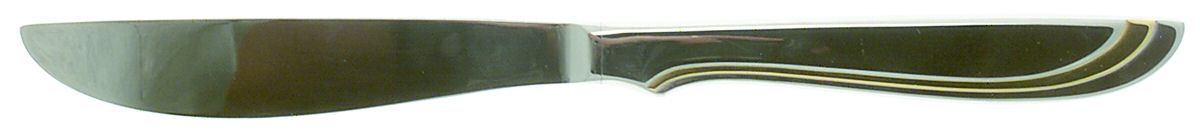 Alta (Stainless-Gold Accent) Modern Hollow Knife by Towle Silver-1