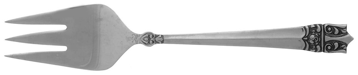 Alvarado (Stainless) Medium Solid Cold Meat Serving Fork by Towle Silver-1