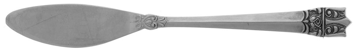 Alvarado (Stainless) Flat Handle Butter Spreader by Towle Silver-1
