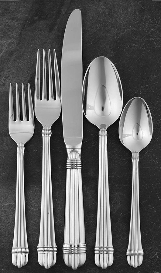 Amante (Stainless) 5 Piece Place Setting by Towle Silver-1