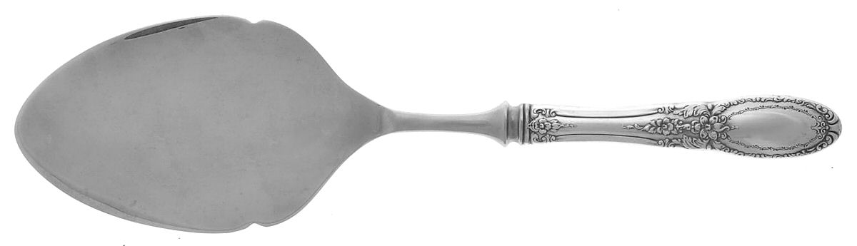 Antique Mirror (Silverplate, 1980) Pastry Server with Stainless Blade by Towle Silver-1