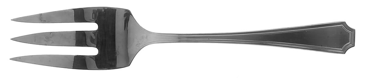 Annandale (Stainless) Large Solid Cold Meat Serving Fork by Towle Silver-1
