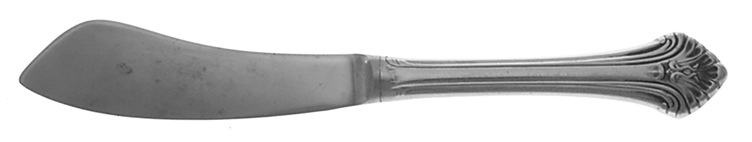 Antique Plume (Stainless) Hollow Handle Master Butter Knife by Towle Silver-1