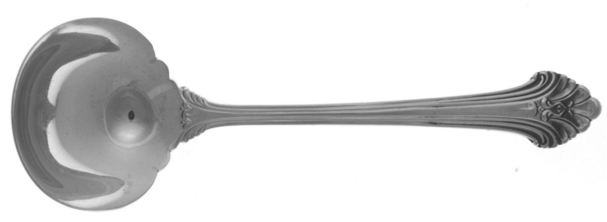 Antique Plume (Stainless) Solid Gravy Ladle by Towle Silver-1