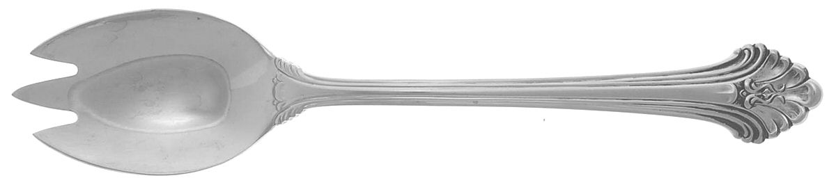 Antique Plume (Stainless) Pierced Tablespoon (Serving Spoon) by Towle Silver-1