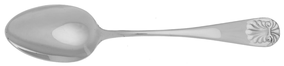 Antique Shell (Stainless) Place/Oval Soup Spoon by Towle Silver-1