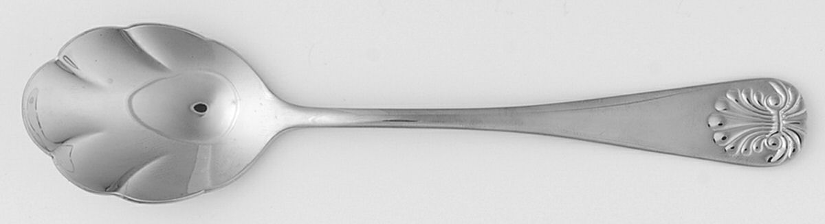 Antique Shell (Stainless) Sugar Shell Spoon by Towle Silver-1