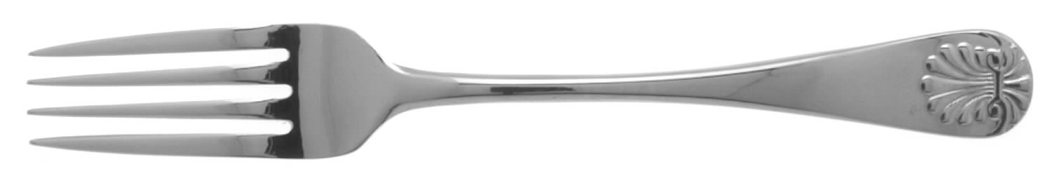 Antique Shell (Stainless, Gold Accent) Fork by Towle Silver-1