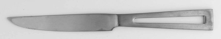Aperto (Stainless) Individual Solid Handle Steak Knife by Towle Silver-1