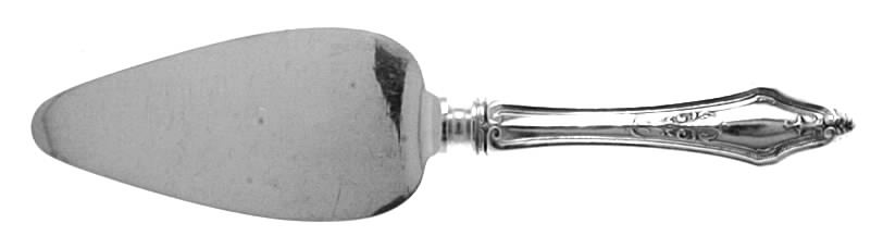 Arcadian (Sterling, 1916) Cheese Server with Silverplate Blade by Towle Silver-1