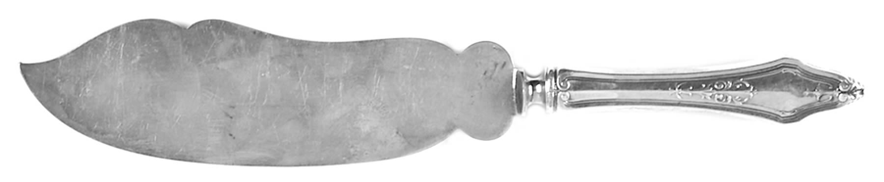 Arcadian (Sterling, 1916) Large Ice Cream Slicer with Silverplate Blade by Towle Silver-1