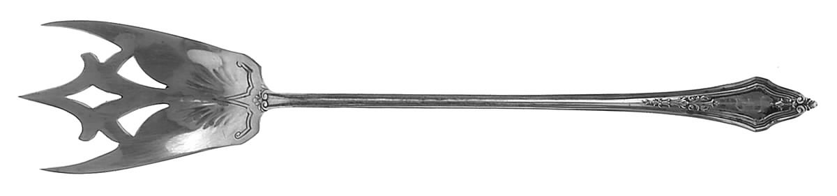 Arcadian (Sterling, 1916) Large Lettuce Serving Fork by Towle Silver-1