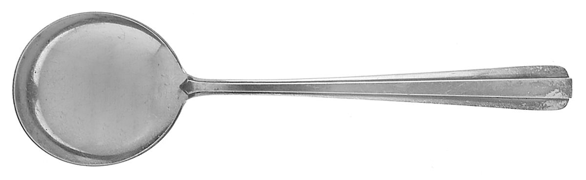 Aristocrat (Sterling, 1934) Round Bowl Soup Spoon (Gumbo) by Towle Silver-1