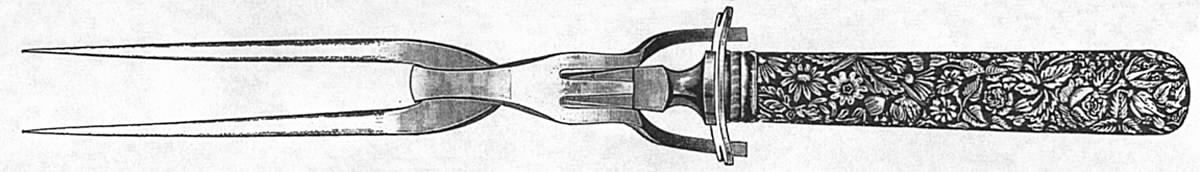 Arlington (Sterling, 1884) Large Stainless Blade Roast Carving Knife by Towle Silver-1