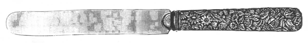 Arlington (Sterling, 1884) Youth/Tea Knife with Stainless Blade by Towle Silver-1