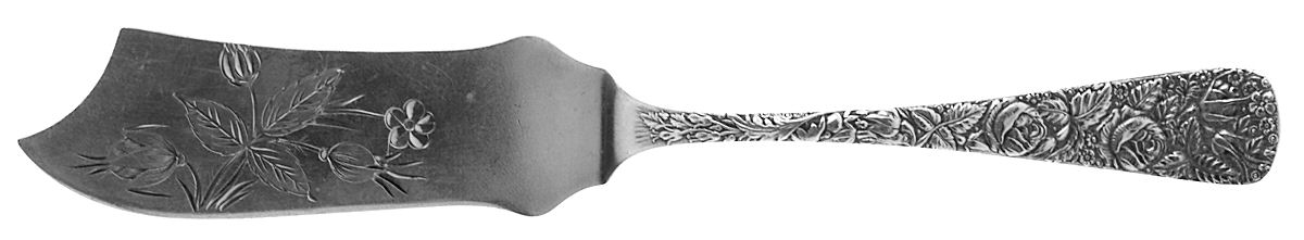 Arlington (Sterling, 1884) Flat Handle Bright Cut Master Butter by Towle Silver-1