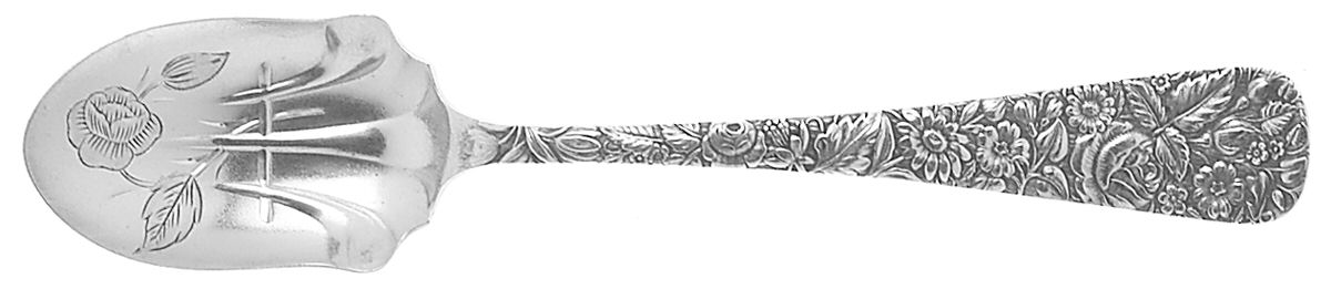 Arlington (Sterling, 1884) Ice Cream Spoon Bright Cut by Towle Silver-1