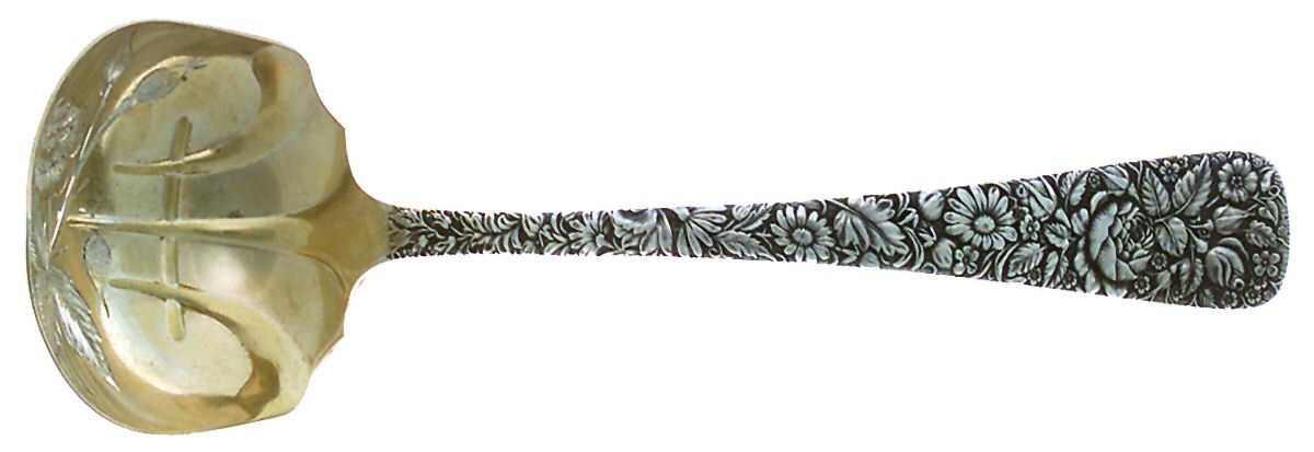 Arlington (Sterling, 1884) Gravy Ladle, Brightcut Solid Piece by Towle Silver-1
