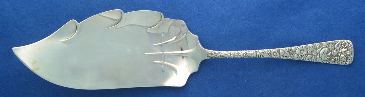 Arlington (Sterling, 1884) Large Solid Fish Serving Knife by Towle Silver-1