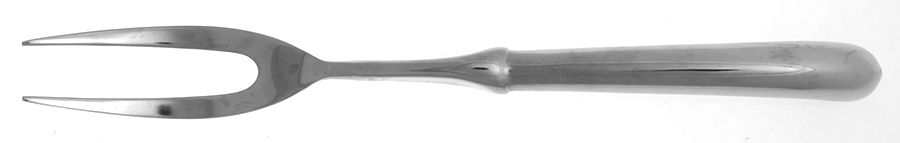 Ashley (Stainless, Supreme) Large Stainless-Prong Roast Carving Fork by Towle Silver-1