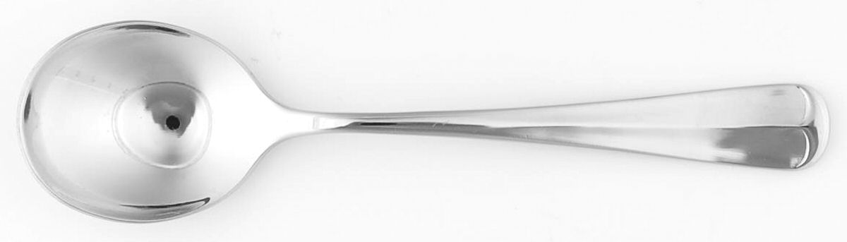 Ashley (Stainless, Supreme) Round Bowl Soup Spoon (Cream Soup) by Towle Silver-1