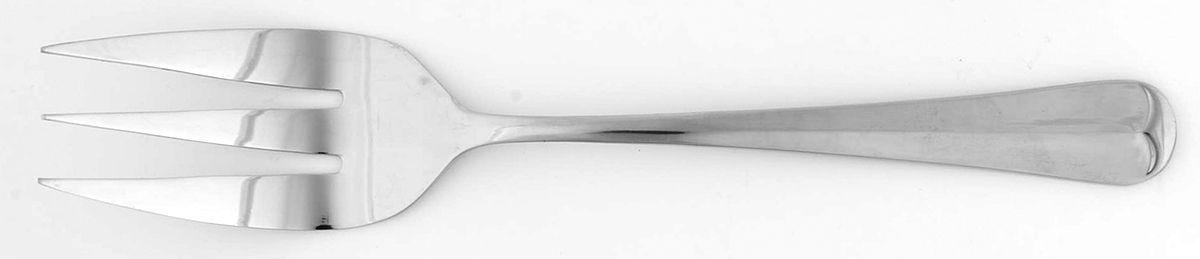 Ashley (Stainless, Supreme) Medium Solid Cold Meat Serving Fork by Towle Silver-1