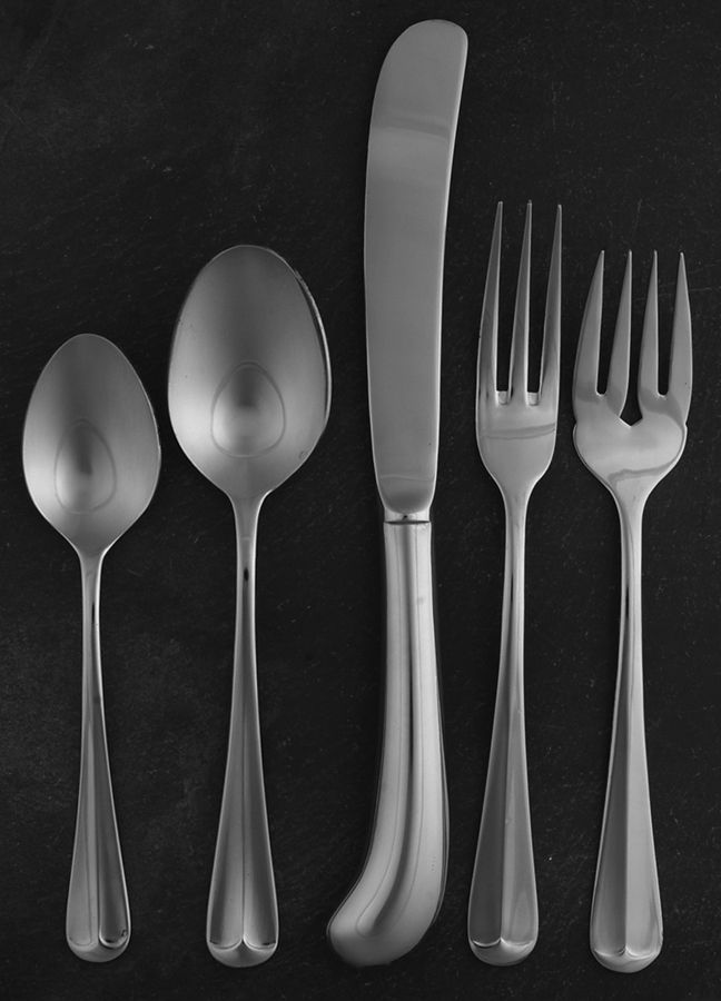 Ashley (Stainless, Restaurant) 5 Piece Place Setting by Towle Silver-1