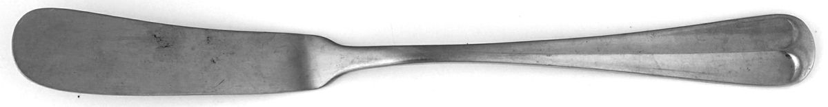 Ashley (Stainless, Restaurant) Flat Handle Master Butter Knife by Towle Silver-1