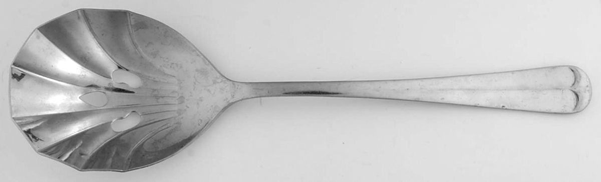 Ashley (Stainless, Restaurant) Solid Pierced Casserole Spoon by Towle Silver-1