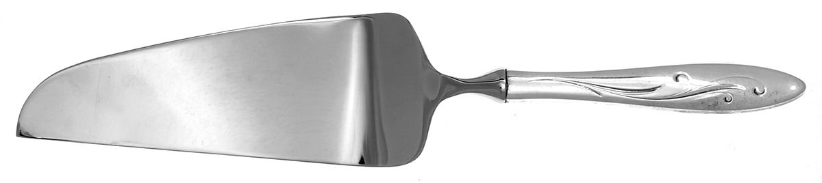 Awakening (Sterling, 1958, No Monograms) Pie and Cake Server with Stainless Blade by Towle Silver-1