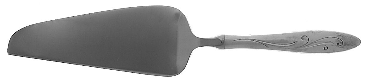 Awakening (Sterling, 1958, No Monograms) Pie & Cake Server with Stainless Blade by Towle Silver-1