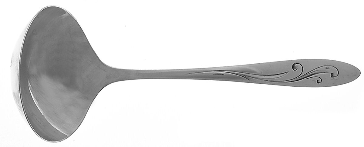 Awakening (Sterling, 1958, No Monograms) Solid Gravy Ladle by Towle Silver-1