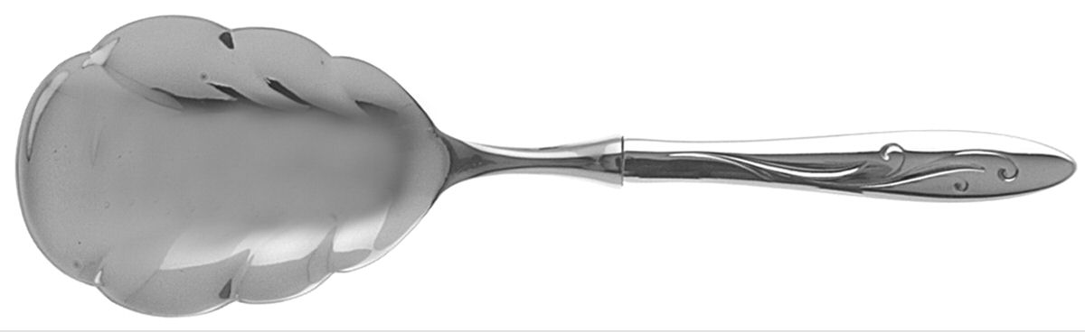 Awakening (Sterling, 1958, No Monograms) Utility Serving Spoon with Stainless Bowl by Towle Silver-1