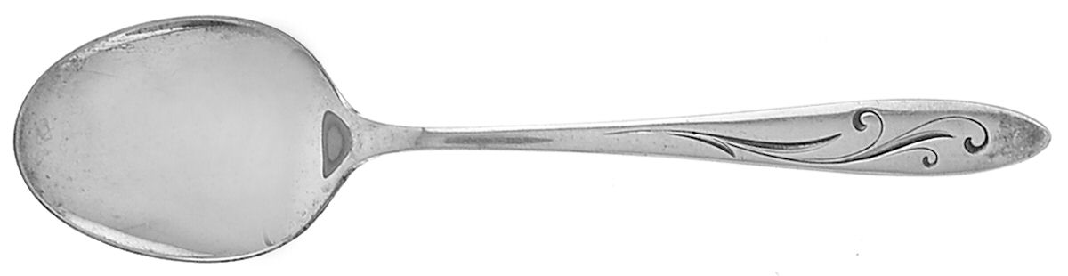 Awakening (Sterling, 1958, No Monograms) Dessert/Oval Soup Spoon by Towle Silver-1