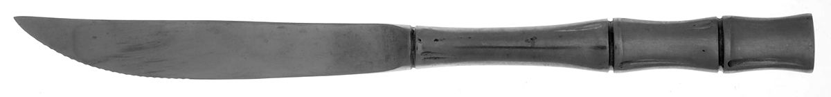 Bamboo-Satin Finish (Stainless) Individual Steak Knife Hollow Handle by Towle Silver-1