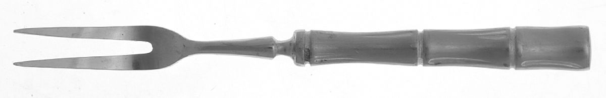 Bamboo-Satin Finish (Stainless) Cocktail/Seafood Fork by Towle Silver-1
