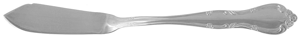 Baroness (Silverplate, 1988) Flat Handle Master Butter Knife by Towle Silver-1