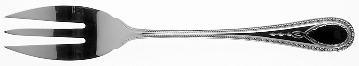 Bateman (Stainless) Solid Serving Fork by Towle Silver-1