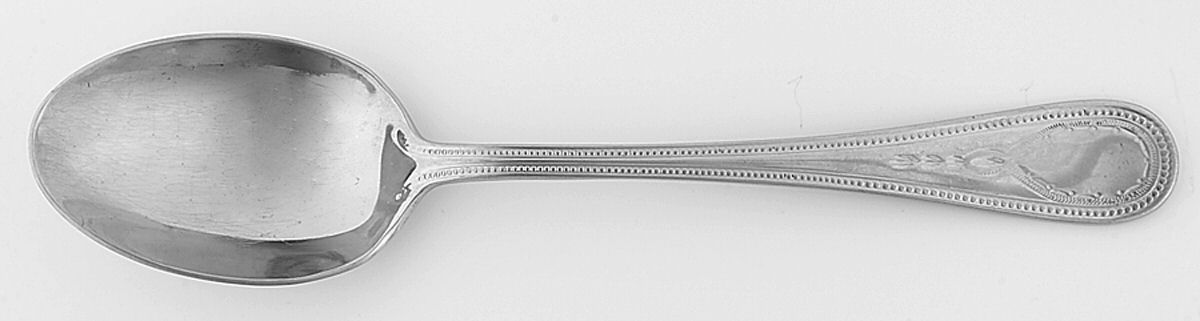 Bateman (Stainless) Solid Serving Spoon by Towle Silver-1