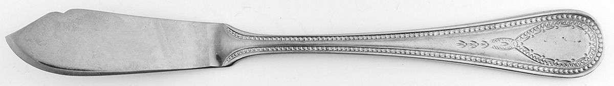 Bateman (Stainless) Small Flat Handle Master Butter Knife by Towle Silver-1